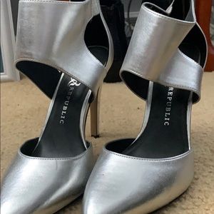 Silver heels